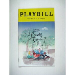 Lovely Sunday Creve Couer Playbill 2018 Annette O'Toole Tennesse Williams